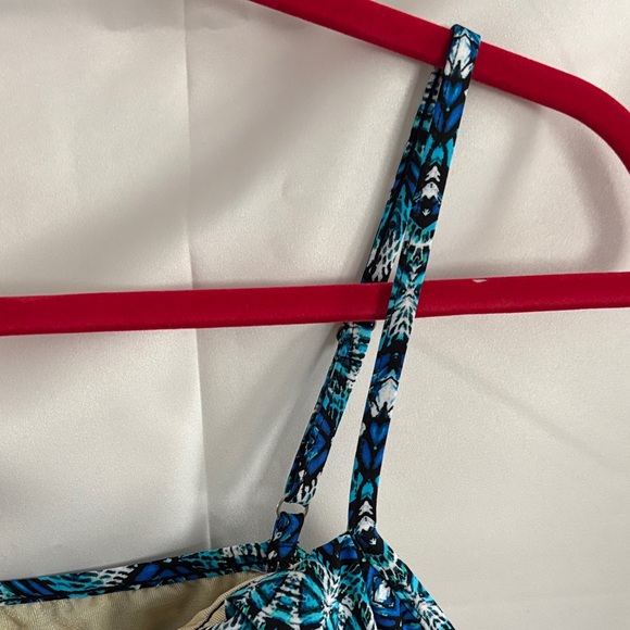 Miraclesuit Blue Patterned Swim Camisole - Picture 6 of 10